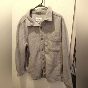 Mens Goodfellow Gray Wool Blend Button Shirt-Jacket Shacket Soft Size Large NWOT